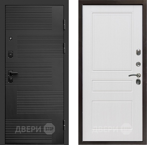 Входная металлическая Дверь Престиж Favorit Классика Белое дерево в Бронницах