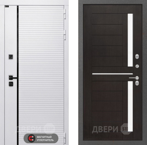 Входная металлическая Дверь Лабиринт (LABIRINT) Royal 02 Венге в Бронницах