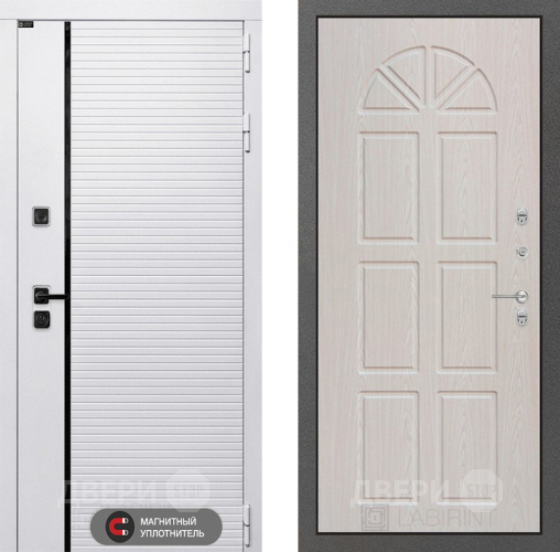 Входная металлическая Дверь Лабиринт (LABIRINT) Royal 15 VINORIT Алмон 25 в Бронницах
