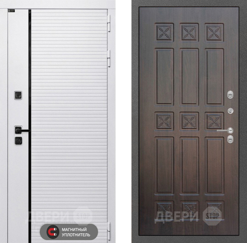 Входная металлическая Дверь Лабиринт (LABIRINT) Royal 16 VINORIT Алмон 28 в Бронницах