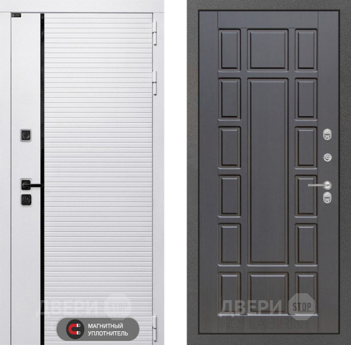 Входная металлическая Дверь Лабиринт (LABIRINT) Royal 12 Венге в Бронницах