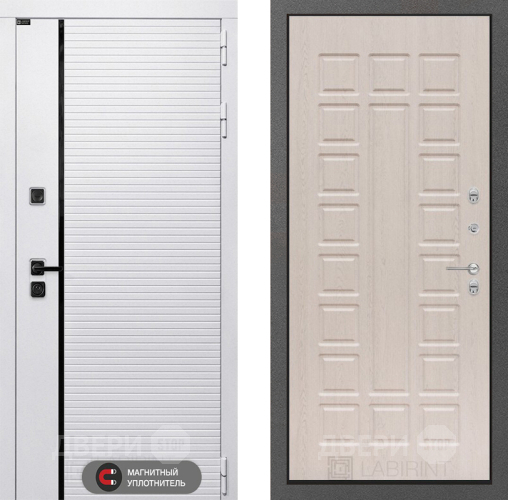 Дверь Лабиринт (LABIRINT) Royal 04 Беленый дуб в Бронницах
