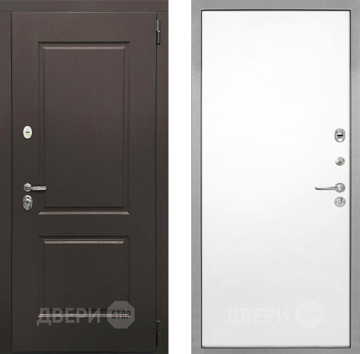 Входная металлическая Дверь Интекрон (INTECRON) Кампо Гладкая Силк Сноу в Бронницах