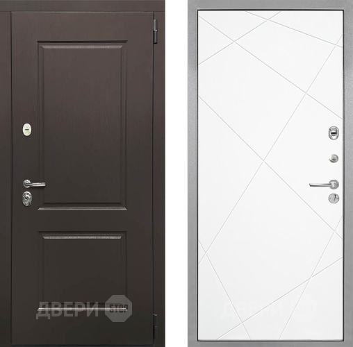 Входная металлическая Дверь Интекрон (INTECRON) Кампо Лучи-М Софт милк в Бронницах