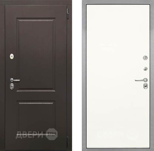 Входная металлическая Дверь Интекрон (INTECRON) Кампо Гладкая Слоновая кость в Бронницах