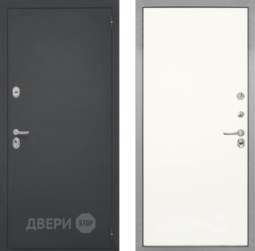 Входная металлическая Дверь Интекрон (INTECRON) Гектор Гладкая Слоновая кость в Бронницах