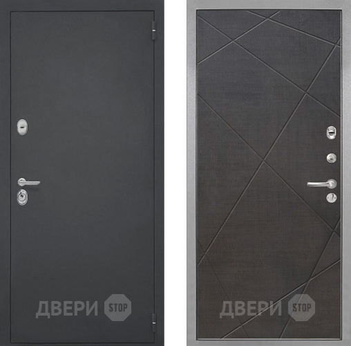 Входная металлическая Дверь Интекрон (INTECRON) Гектор Лучи-М Венге распил кофе в Бронницах