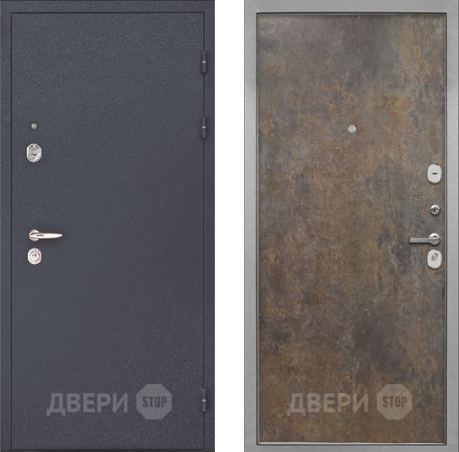 Входная металлическая Дверь Интекрон (INTECRON) Колизей Гладкая Гранж в Бронницах