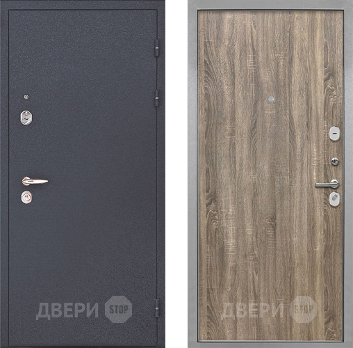 Входная металлическая Дверь Интекрон (INTECRON) Колизей Гладкая Дуб турин в Бронницах