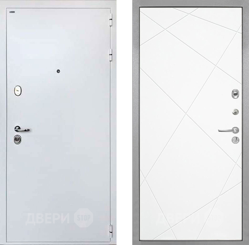 Входная металлическая Дверь Интекрон (INTECRON) Колизей White Лучи-М Софт милк в Бронницах