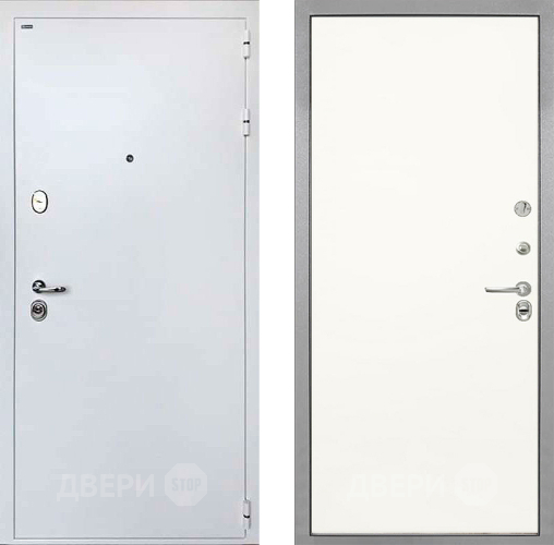 Входная металлическая Дверь Интекрон (INTECRON) Колизей White Гладкая Слоновая кость в Бронницах