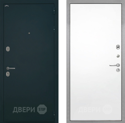 Входная металлическая Дверь Интекрон (INTECRON) Греция Гладкая Силк Сноу в Бронницах