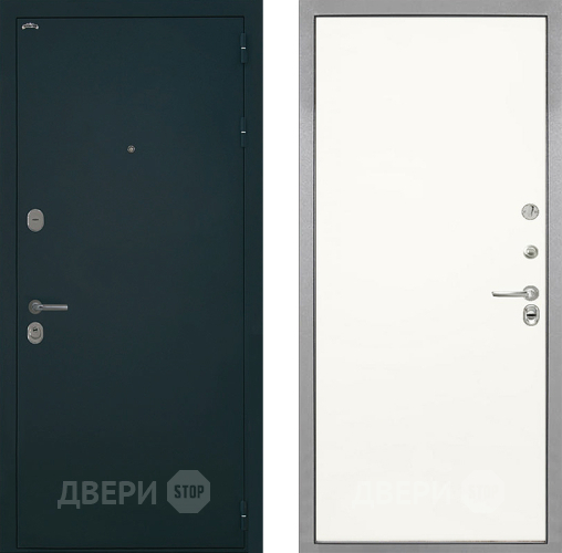 Входная металлическая Дверь Интекрон (INTECRON) Греция Гладкая Слоновая кость в Бронницах