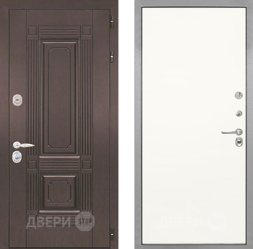 Входная металлическая Дверь Интекрон (INTECRON) Италия Гладкая Слоновая кость в Бронницах