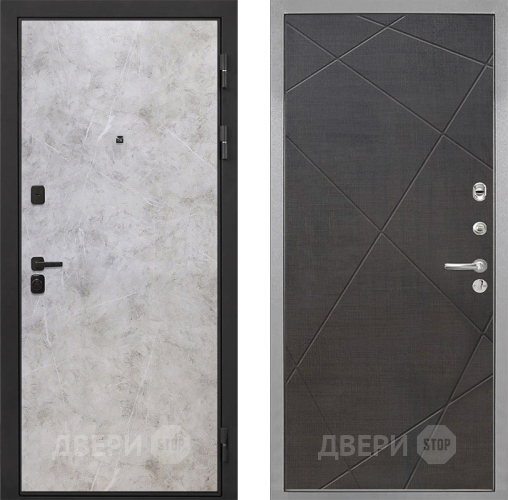 Дверь Интекрон (INTECRON) Профит Black Мрамор Светлый Лучи-М Венге распил кофе в Бронницах