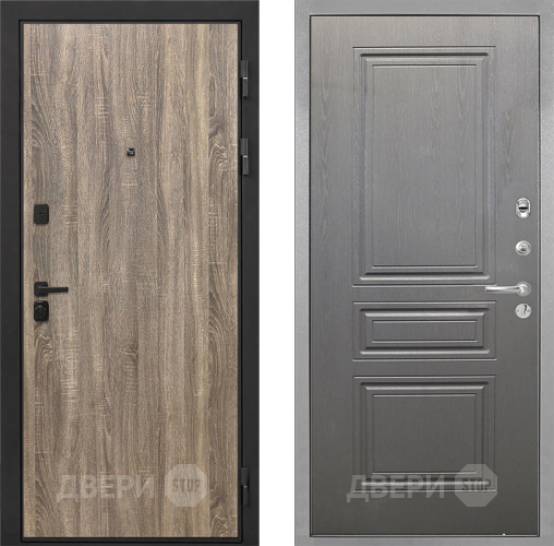 Дверь Интекрон (INTECRON) Профит Black Дуб Турин ФЛ-243 Графит вуд дуб в Бронницах