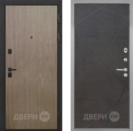 Дверь Интекрон (INTECRON) Профит Black Венге Коричневый Лучи-М Венге распил кофе в Бронницах