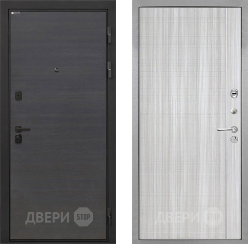 Дверь Интекрон (INTECRON) Профит Black Эковенге В-07 с молдингом Сандал белый в Бронницах