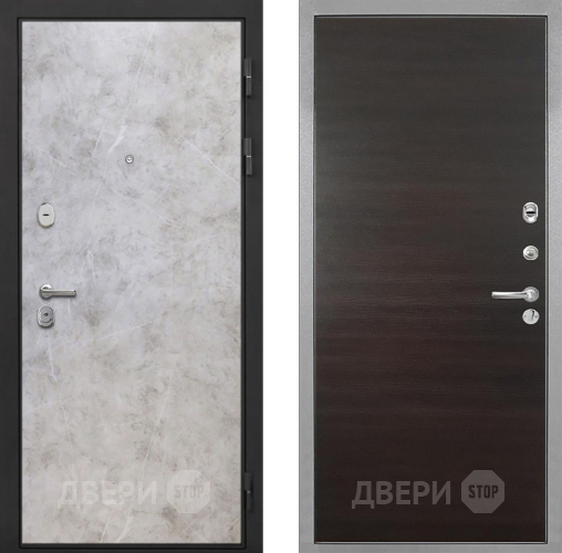 Дверь Интекрон (INTECRON) Гектор Мрамор Светлый Гладкая Эковенге поперечный в Бронницах