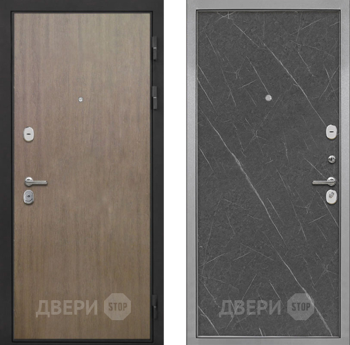 Дверь Интекрон (INTECRON) Гектор Венге Коричневый Гладкая Гранит лава оникс в Бронницах