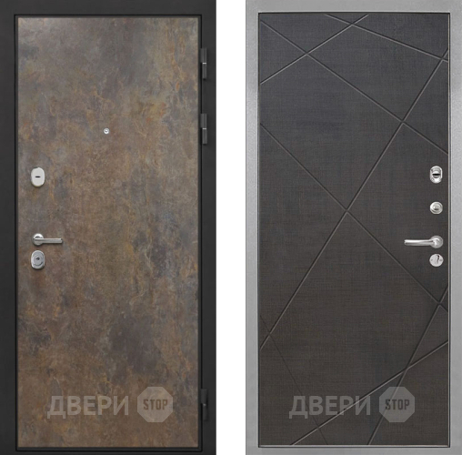 Входная металлическая Дверь Интекрон (INTECRON) Гектор Гранж Лучи-М Венге распил кофе в Бронницах