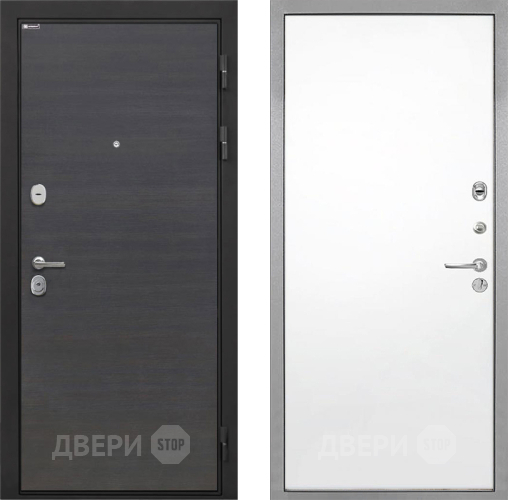 Входная металлическая Дверь Интекрон (INTECRON) Гектор Эковенге Гладкая Силк Сноу в Бронницах