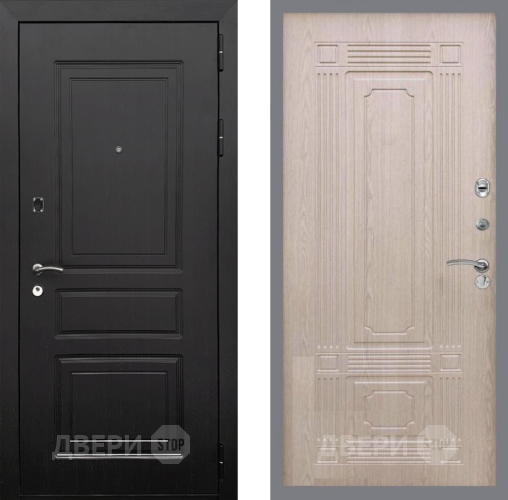 Входная металлическая Дверь Рекс (REX) 6 Венге FL-2 Беленый дуб в Бронницах