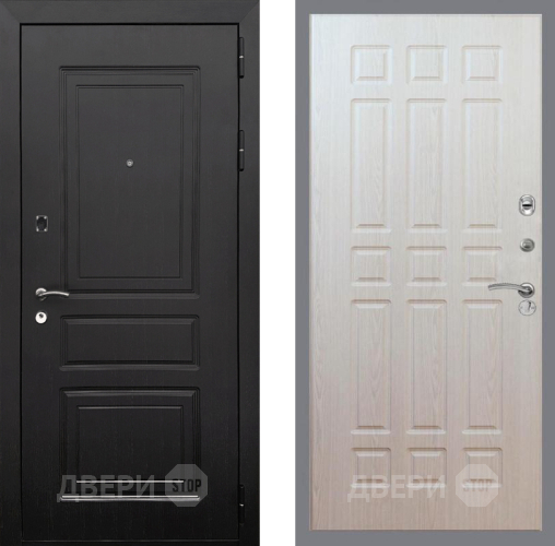 Входная металлическая Дверь Рекс (REX) 6 Венге FL-33 Беленый дуб в Бронницах