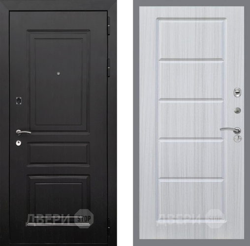 Входная металлическая Дверь Рекс (REX) 6 Венге FL-39 Сандал белый в Бронницах