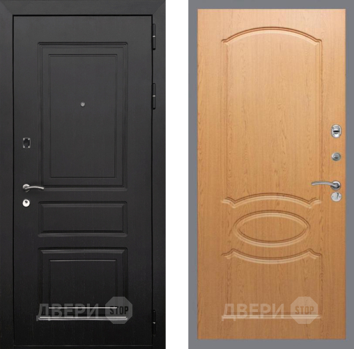 Входная металлическая Дверь Рекс (REX) 6 Венге FL-128 Дуб в Бронницах