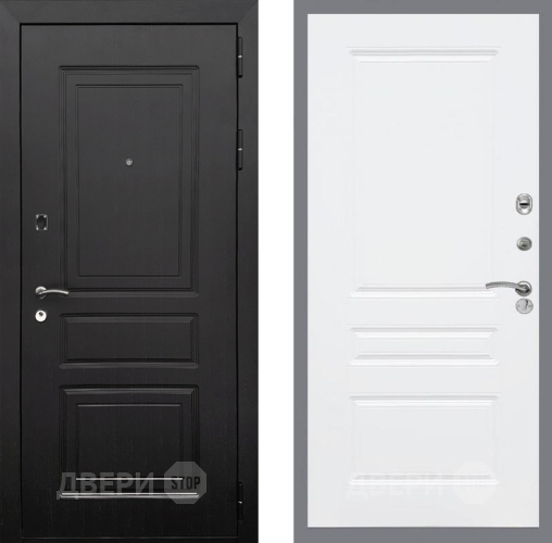 Входная металлическая Дверь Рекс (REX) 6 Венге FL-243 Силк Сноу в Бронницах