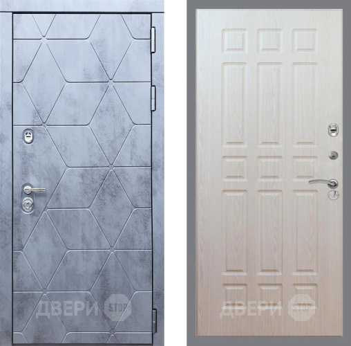 Входная металлическая Дверь Рекс (REX) 28 FL-33 Беленый дуб в Бронницах