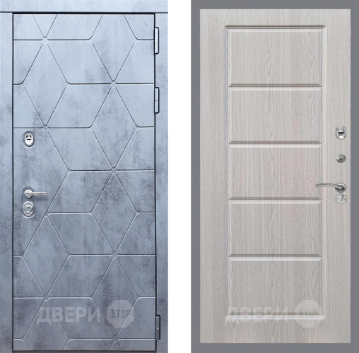 Входная металлическая Дверь Рекс (REX) 28 FL-39 Беленый дуб в Бронницах