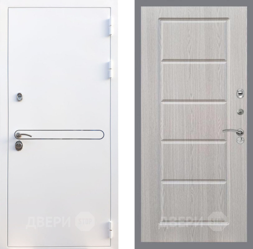 Входная металлическая Дверь Рекс (REX) 27 FL-39 Беленый дуб в Бронницах