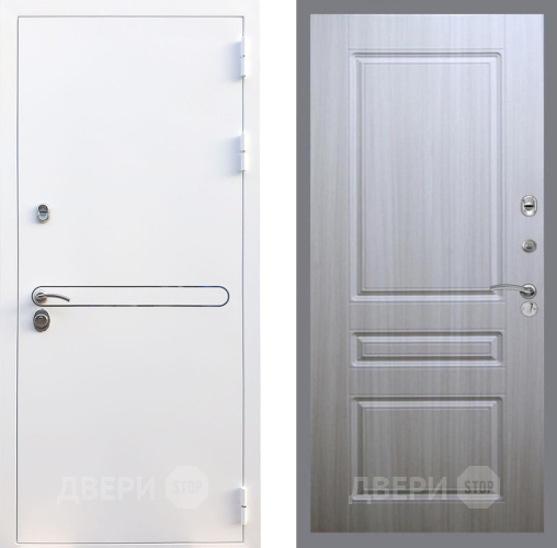 Входная металлическая Дверь Рекс (REX) 27 FL-243 Сандал белый в Бронницах