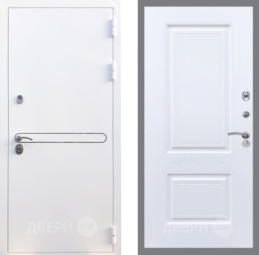 Входная металлическая Дверь Рекс (REX) 27 Смальта Силк Сноу в Бронницах