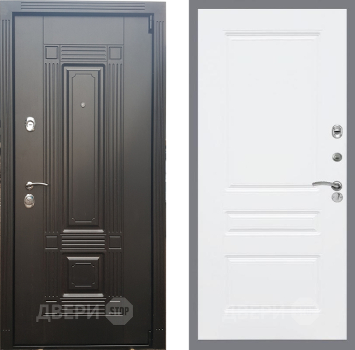 Дверь Рекс (REX) 9 FL-243 Силк Сноу в Бронницах