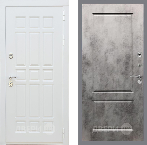 Дверь Рекс (REX) 8 Силк Сноу FL-117 Бетон темный в Бронницах