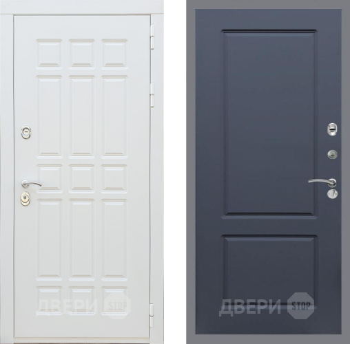 Входная металлическая Дверь Рекс (REX) 8 Силк Сноу FL-117 Силк титан в Бронницах