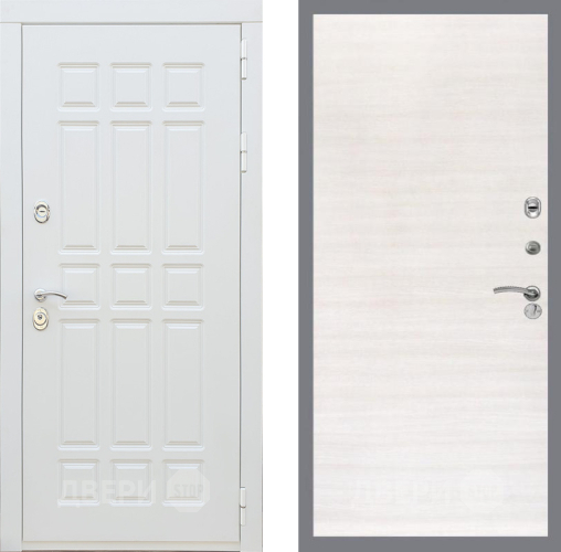 Входная металлическая Дверь Рекс (REX) 8 Силк Сноу GL Акация в Бронницах