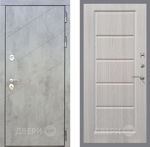 Входная металлическая Дверь Рекс (REX) 22 FL-39 Беленый дуб в Бронницах