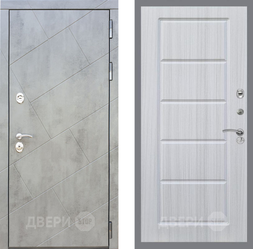 Входная металлическая Дверь Рекс (REX) 22 FL-39 Сандал белый в Бронницах