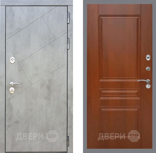 Входная металлическая Дверь Рекс (REX) 22 FL-243 Итальянский орех в Бронницах