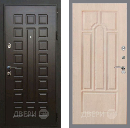 Входная металлическая Дверь Рекс (REX) Премиум 3к FL-58 Беленый дуб в Бронницах