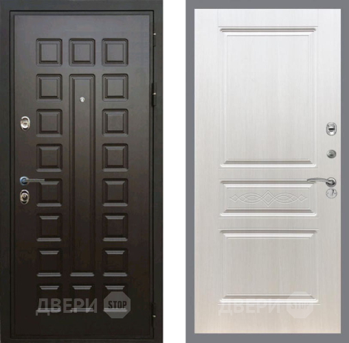 Входная металлическая Дверь Рекс (REX) Премиум 3к FL-243 Лиственница беж в Бронницах