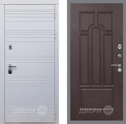 Входная металлическая Дверь Рекс (REX) 14 Силк Сноу FL-58 Венге в Бронницах