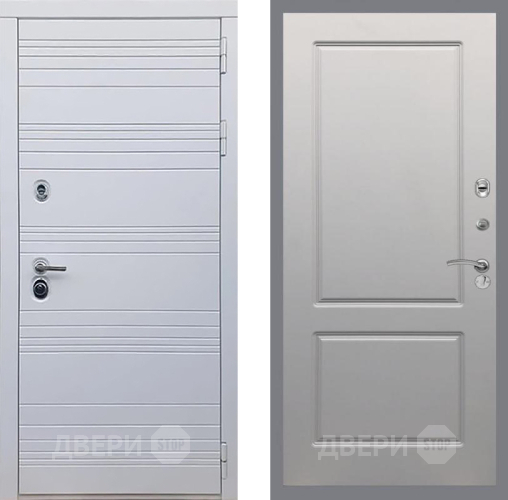 Входная металлическая Дверь Рекс (REX) 14 Силк Сноу FL-117 Грей софт в Бронницах