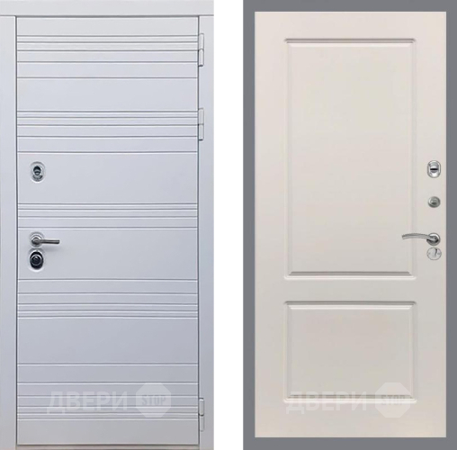 Входная металлическая Дверь Рекс (REX) 14 Силк Сноу FL-117 Шампань в Бронницах