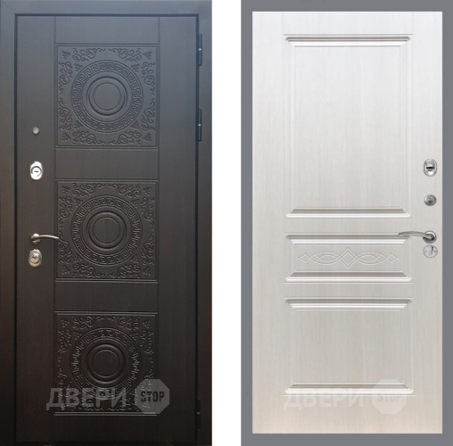 Входная металлическая Дверь Рекс (REX) 10 FL-243 Лиственница беж в Бронницах