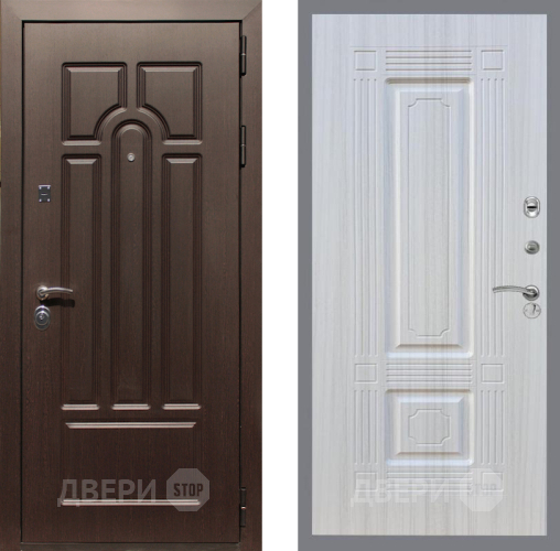 Дверь Рекс (REX) Эврика FL-2 Сандал белый в Бронницах